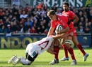 Toulon's South African flanker Juan Smith goes on the rampage against Ulster.