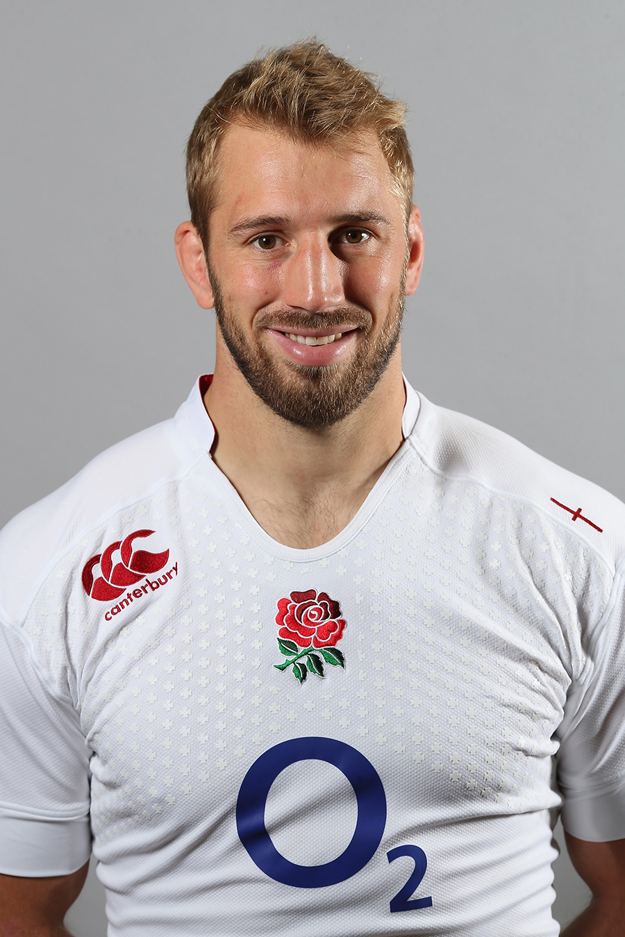 Chris Robshaw poses for a portrait at the Pennyhill Park Hotel