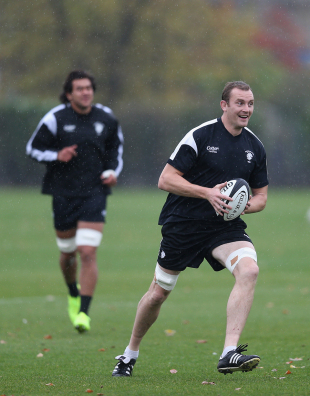 Alastair Kellock during the Barbarians training session, Latymer playing fields, London, England, October 29, 2014