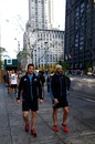 Richie McCaw and Conrad Smith take in the sights of Chicago