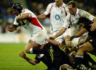 Phil Vickery takes the game to the All Blacks, New Zealand v England, Wellington, June 14, 2003