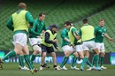 Ireland's coach Joe Schmidt during a captain's run