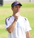 Stormers coach Brendan Venter casts an eye over a training session