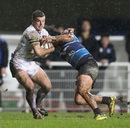 George Ford of Bath is tackled by Rene Ranger