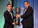 All Black Aaron Smith is awarded the Tom French Memorial Maori Player of the Year Award