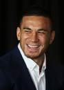 Sonny Bill Williams was all smiles as he promoted the inaugural Footy Show Fight Night