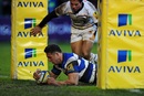 Sam Burgess crosses for his first Bath try