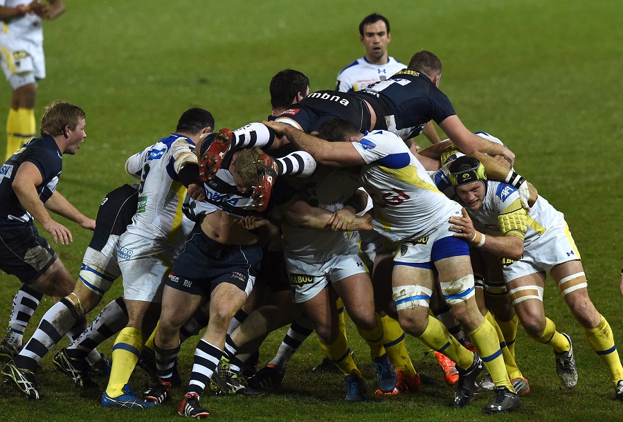 Sale's Jonathan Mills goes crowd-surfing as Clermont and Sharks maul