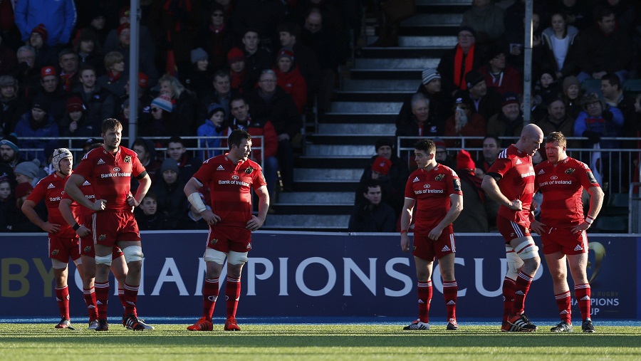 Munster players reflect on a comprehensive defeat to Saracens