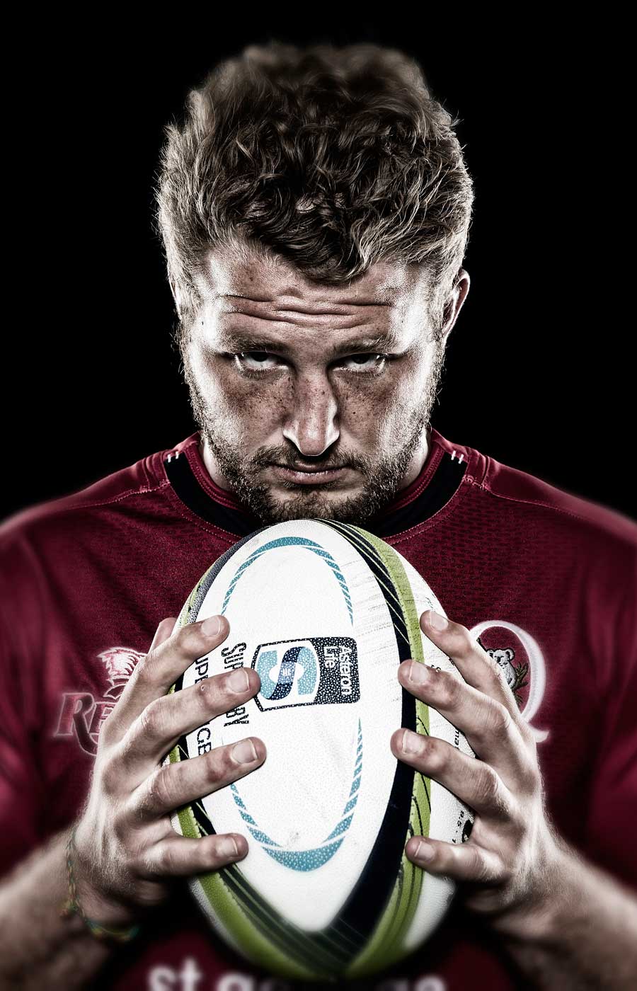 Queensland's James Slipper poses during a Reds portrait session
