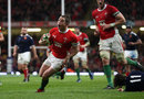 Wales wing Shane Williams scores a memorable try