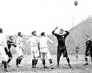 England and Wales contest a lineout in 1905