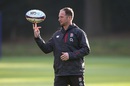 Mike Catt shows his ball skills in England training
