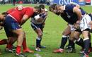 Nigel Owens tells the front-rows what he expects of them