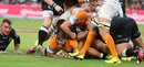 Boom Prinsloo of the Cheetahs crashes over for a try