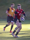 Jack Nowell trains with England
