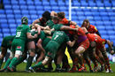Both sides contest a scrum