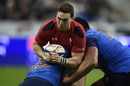 George North is tackled