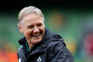 Joe Schmidt shares a laugh, Ireland v England, Six Nations, Aviva Stadium, Dublin, Ireland, March 1, 2014