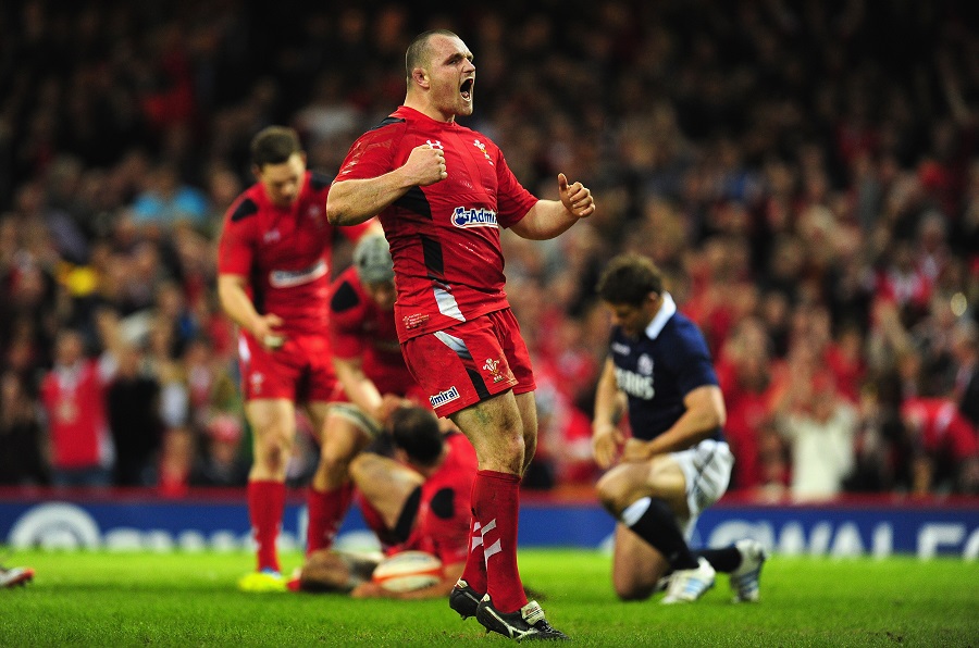 Ken Owens in action for Wales in the 2014 Six Nations