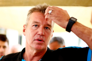 The Blues' Sir John Kirwan speaks to media before a training session, Super Rugby, Unitec, Auckland, March 11, 2015