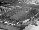 An aerial view of Murrayfield, Edinburgh during the Scotland v England rugby match