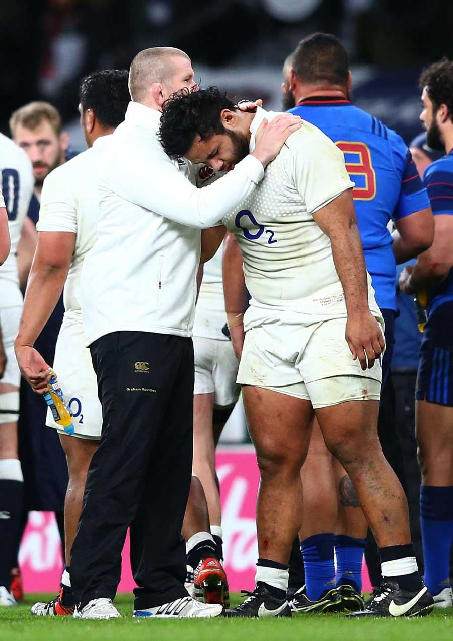 Graham Rowntree consoles Billy Vunipola