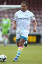 Former England Rugby player Jason Robinson in action during the Leon Barwell Foundation Charity Football match