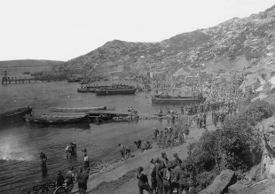 Anzac Cove: Australian and New Zealand troops landed for the first time on April 25, 1915