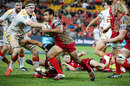 The Reds' Will Genia takes off for a run