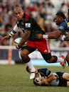 The Crusaders' Nemani Nadolo powers through the Brumbies' defence