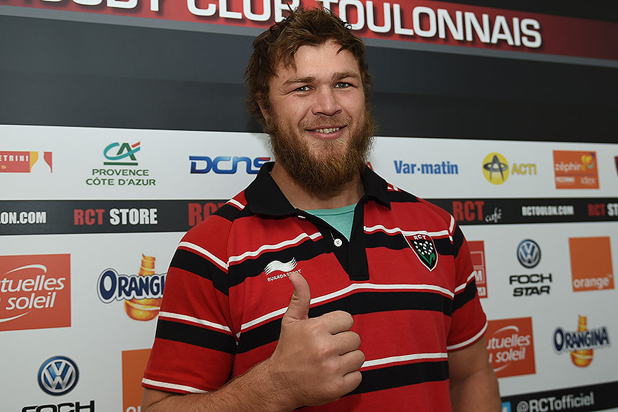 Duane Vermeulen is unveiled as Toulon's latest signing