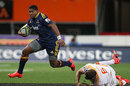 The Highlanders' Waisake Naholo charges forward