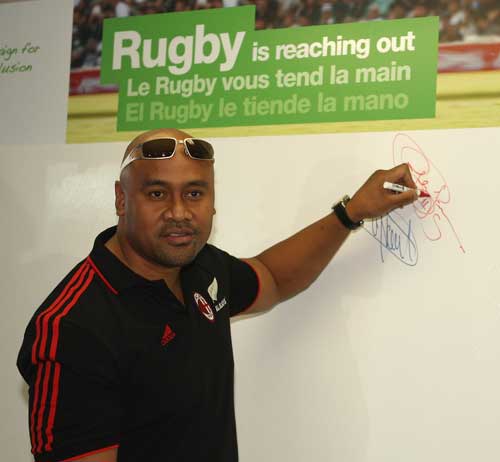 Former All Black Jonah Lomu backs rugby's bid to return to the Olympics