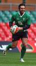 Wales' Gavin Henson runs with the ball during a training session