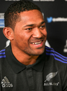 New Zealand's Waisake Naholo speaks after being named to make his Test debut