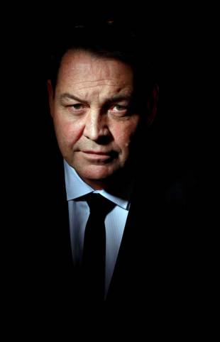 Steve Hansen poses for a portrait, New Zealand All Blacks Rugby World Cup 2015 squad photo call, London, September 12, 2015