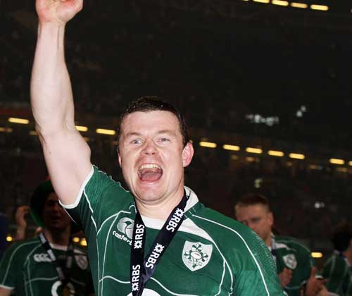 Man of the Match Ireland Captain Brian O'Driscoll