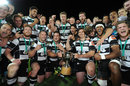 Hawke's Bay celebrate after winning the ITM Cup Premiership Final 