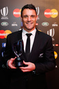 Dan Carter receives World Rugby's Player of the Year award