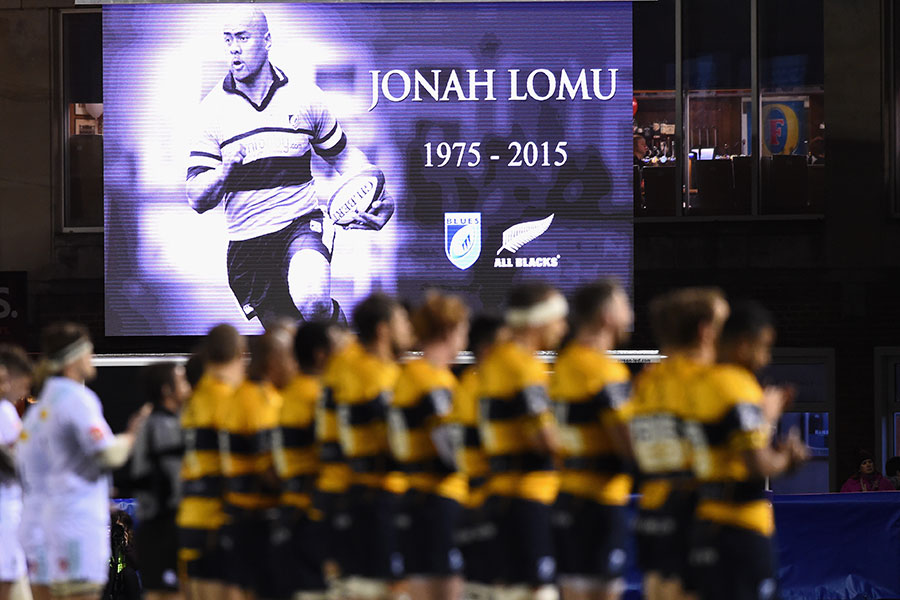 Cardiff and Harlequins players pay tribute to Jonah Lomu