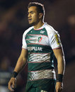 Leicester's Peter Betham looks on during his side's clash with Bath