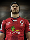 Queensland Reds' Liam Gill models the franchise's new 'cutting-edge' jersey