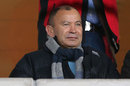 England coach Eddie Jones watches on as Saracens rout Newcastle in the Aviva Premiership