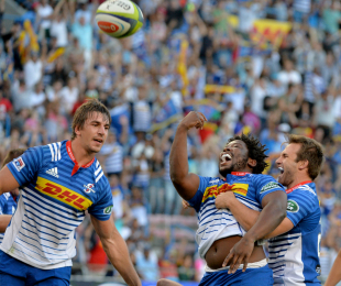Scarra Ntubeni celebrates his try, DHL Stormers v Vodacom Bulls, Super Rugby, DHL Newlands Stadium, Cape Town, South Africa, February 27, 2016 