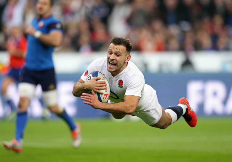 Danny Care dives over to score the opening try