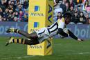 Christian Wade dives over for his fifth try