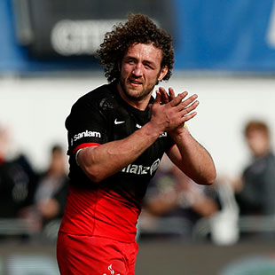 Saracens' Jacques Burger leaves the field after being replaced in his last match during the Aviva Premiership match at Allianz Park, London.
Picture date: Sunday May 1, 2016. See PA story RUGBYU Saracens. Photo credit should read: Paul Harding/PA Wire. RESTRICTIONS: Use subject to restrictions. Editorial use only. No commercial use. Call +44 (0)1158 447447 for further information.
