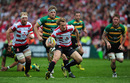 Billy Twelvetrees of Gloucester Rugby goes on the charge