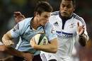 Waratahs centre Rob Horne takes on the Stormers defence